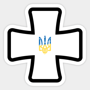 Ukrainian symbol of victory Sticker